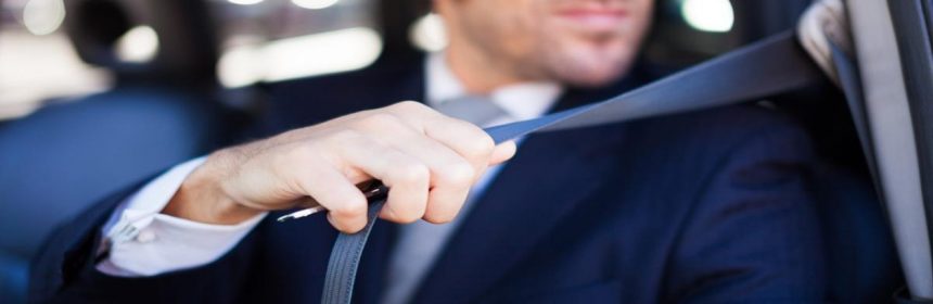 Man wearing Seat Belt